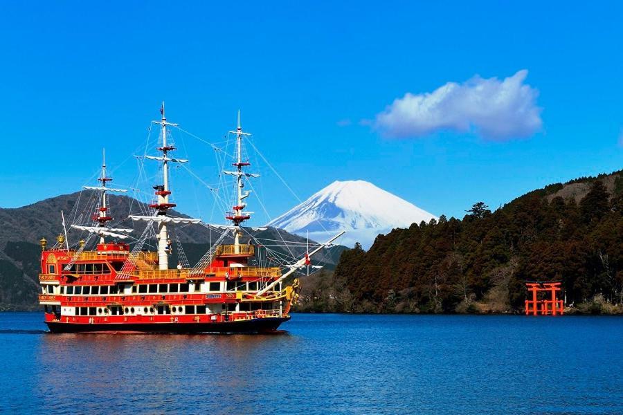 New Open『天然温泉』芦ノ湖畔の完全貸切別荘 Hakone Eksteriør bilde